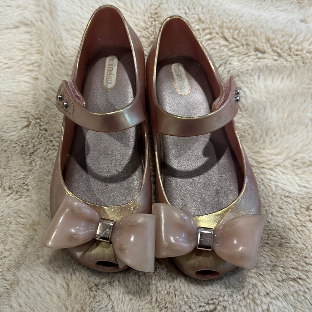 Pink mini Melissa shoes